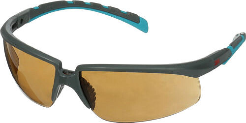 3M™ Schutzbrille Solus™ 2000, PC, braun, AS/AF, grau/türkis 