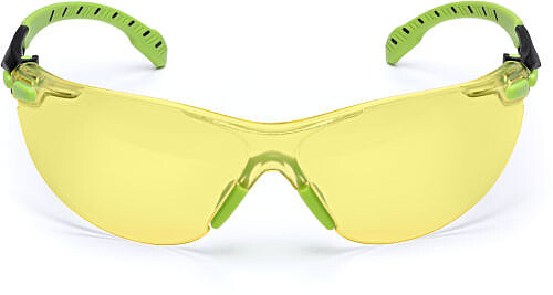 3M™ Solus™ 1000 Schutzbrille, PC, gelb, SGAF, grün/schwarz 