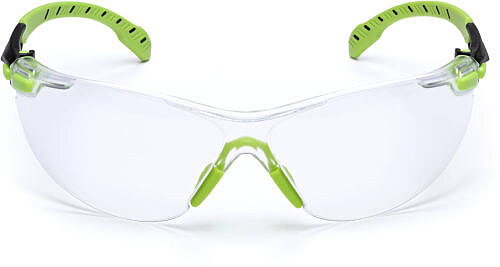 3M™ Solus™ 1000 Schutzbrille, PC, klar, SGAF, grün/​schwarz