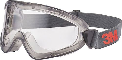 3M™ Vollsichtbrille 2890, PC, klar, AS/​AF, grau …