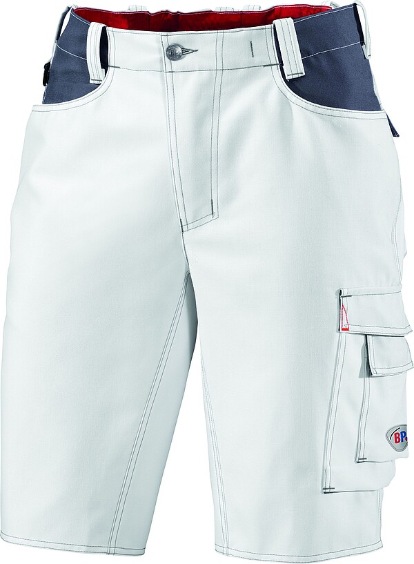 BP® Shorts 1792 555, weiß/dunkelgrau, Gr. 44n 