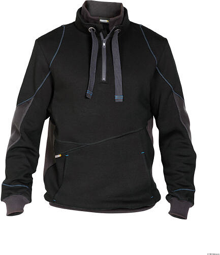 DASSY® Sweatshirt Stellar, schwarz/​anthrazitgrau …