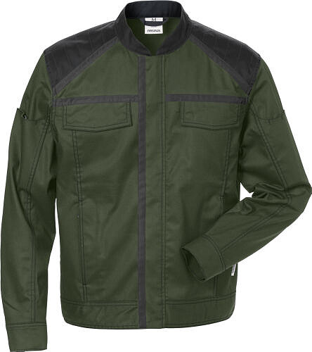 Jacke 4555 STFP, army grün/schwarz, Gr. 3XL 