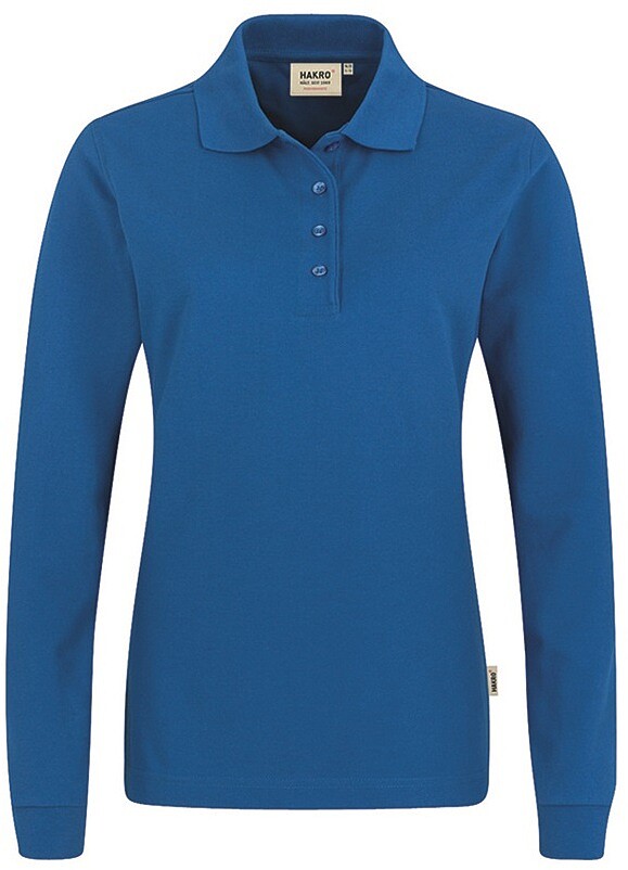Damen Longsleeve-​Poloshirt Mikralinar® 215, royal, Gr. XL