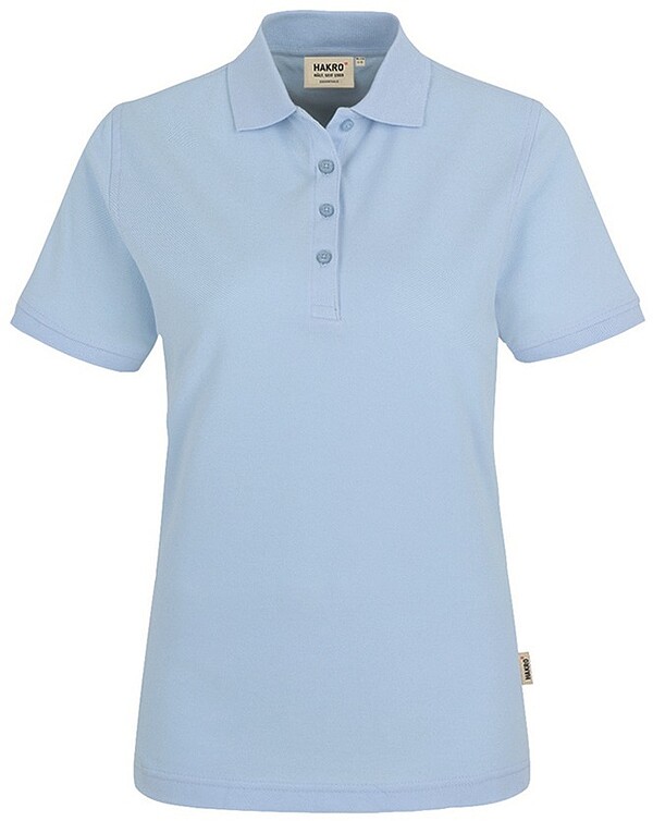 Damen Poloshirt Classic 110, ice-blue, Gr. XL 