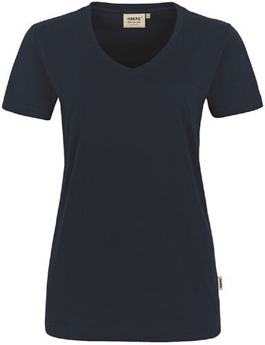 Damen V-Shirt Mikralinar® 181, tinte, Gr. 5XL 