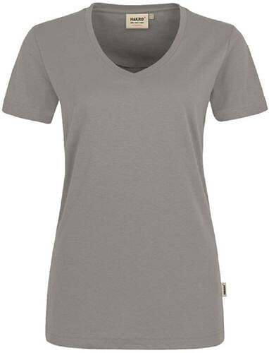 Damen V-Shirt Mikralinar® 181, titan, Gr. 3XL 