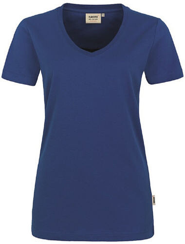 Damen V-Shirt Mikralinar® 181, ultramarinblau, Gr. 2XL 