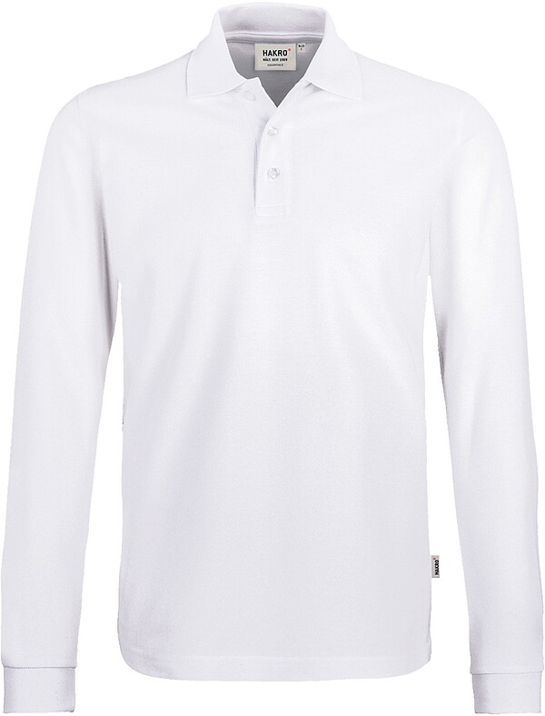 Longsleeve-Poloshirt Classic 820, weiß, Gr. XL 