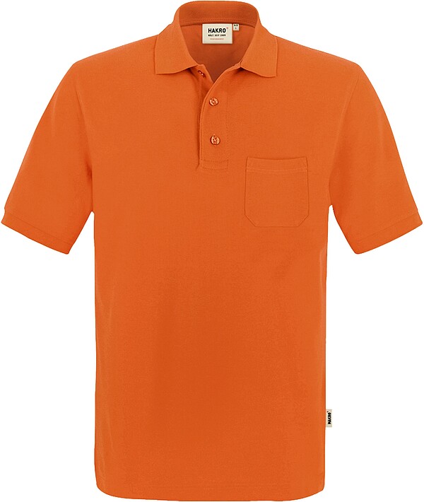 Pocket-Poloshirt Mikralinar® 812, orange, Gr. 4XL 