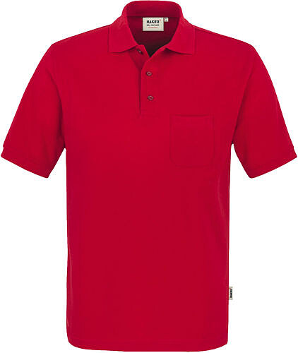 Pocket-Poloshirt Mikralinar® 812, rot, Gr. L 