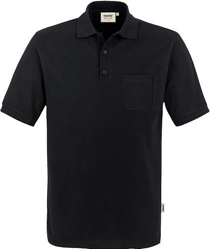 Pocket-Poloshirt Mikralinar® 812, schwarz, Gr. L 