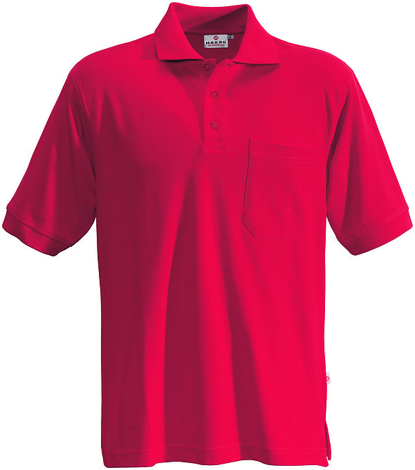 Pocket-Poloshirt Top, rot, Gr. 2XL 