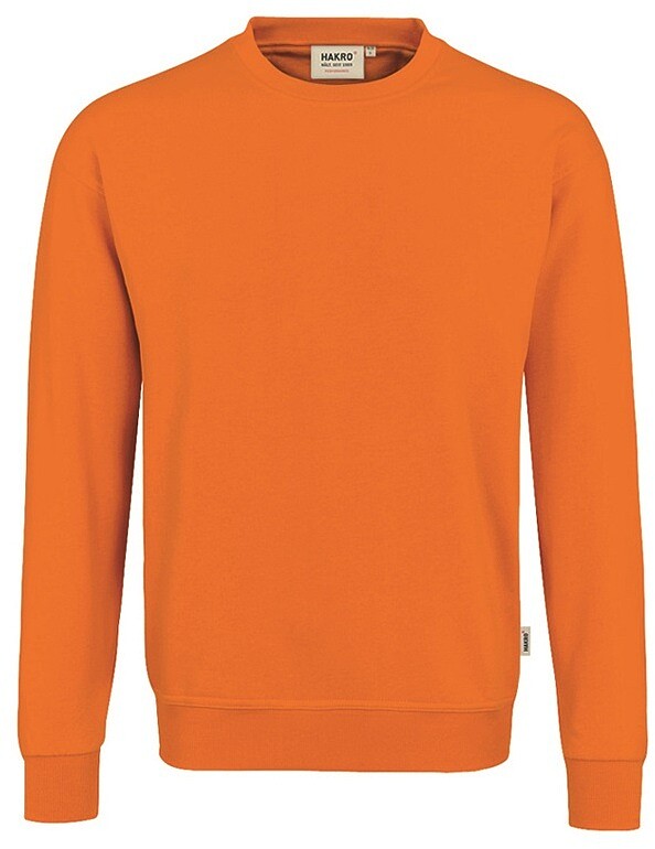 Sweatshirt Mikralinar® 475, orange, Gr. M