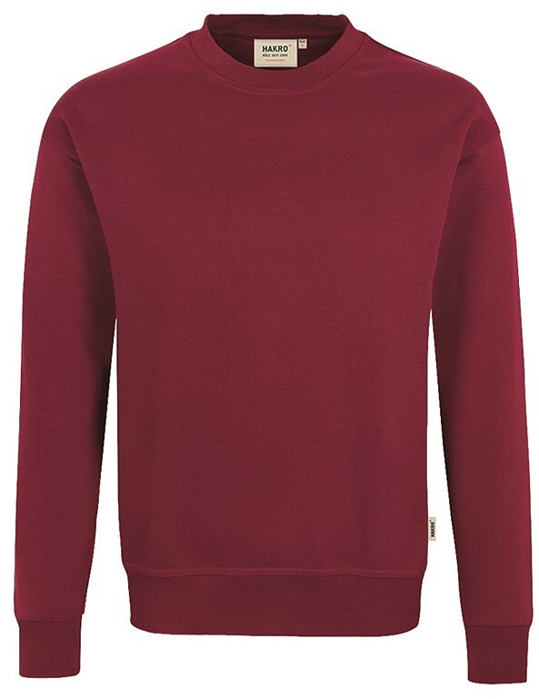 Sweatshirt Mikralinar® 475, weinrot, Gr. S