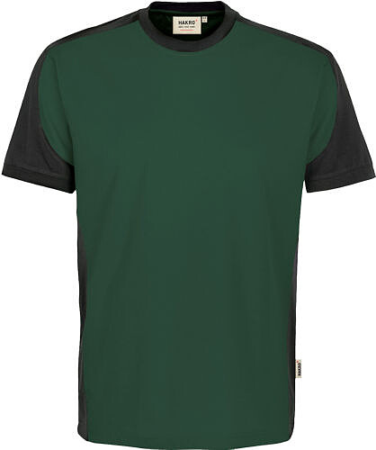 T-Shirt Contrast Mikralinar®, tanne/anthrazit 290, Gr. 2XL 