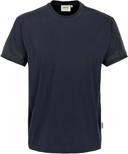 T-​Shirt Contrast Mikralinar®, tinte/​anthrazit 290, Gr. 6XL