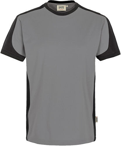 T-Shirt Contrast Mikralinar®, titan/anthrazit 290, Gr. L 