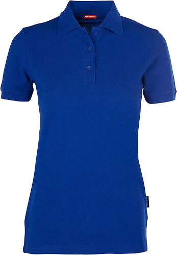 Damen Heavy Performance Poloshirt, royalblau, Gr. S 