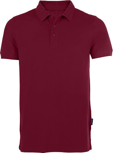 Herren Heavy Poloshirt, bordeaux/burgundy, Gr. 2XL 