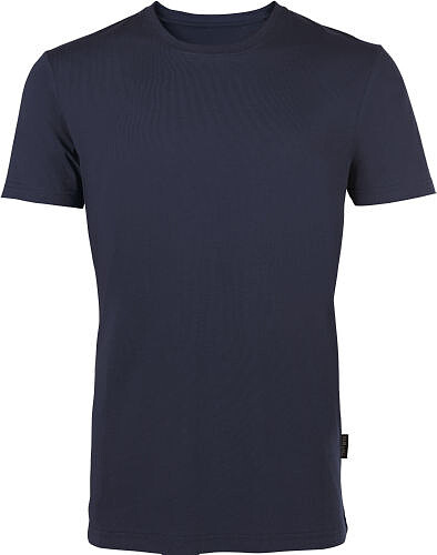 Herren Luxury Roundneck T-Shirt, navy, Gr. L 