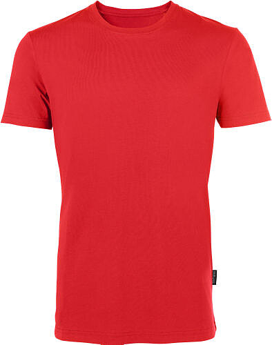 Herren Luxury Roundneck T-Shirt, rot, Gr. L 