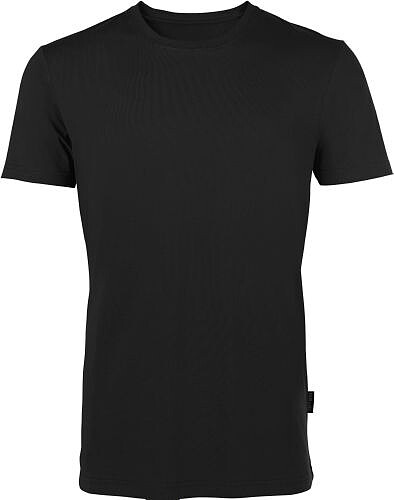 Herren Luxury Roundneck T-​Shirt, schwarz, Gr. M 