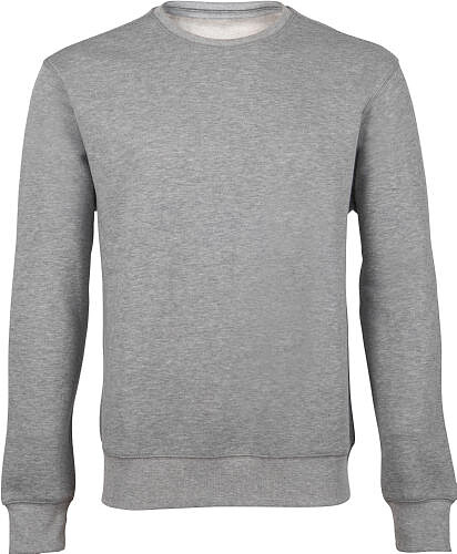 Unisex Sweatshirt, grau-meliert, Gr. XL 