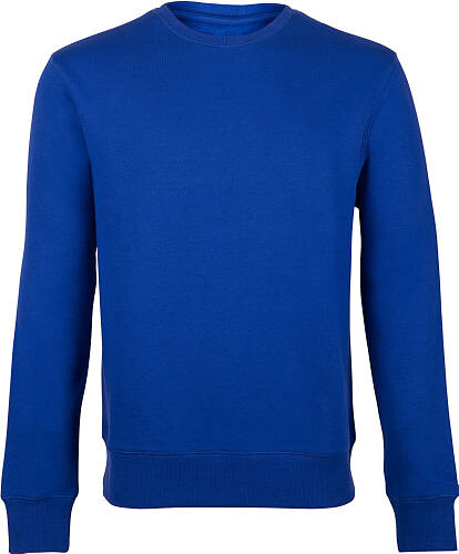 Unisex Sweatshirt, royalblau, Gr. L 