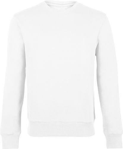Unisex Sweatshirt, weiß, Gr. L