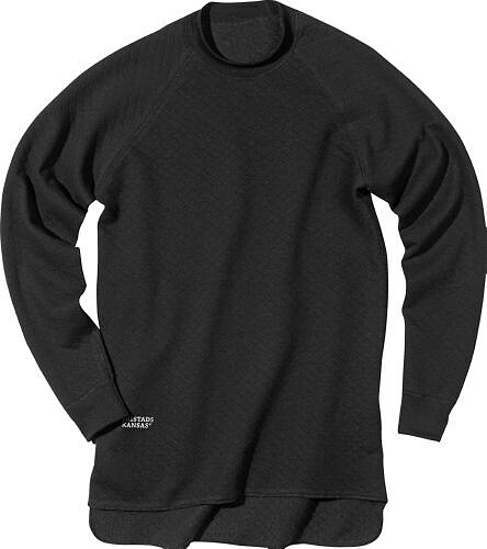 3-Funktion T-Shirt, Langarm 743 PC, schwarz, Gr. M 