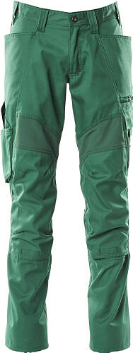 MASCOT® Hose mit Knietaschen, grün, Schrittlänge 82 cm, Gr. C49
