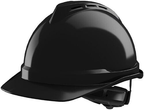 Schutzhelm V-Gard 500 Fas-Trac® III PVC, belüftet, schwarz 
