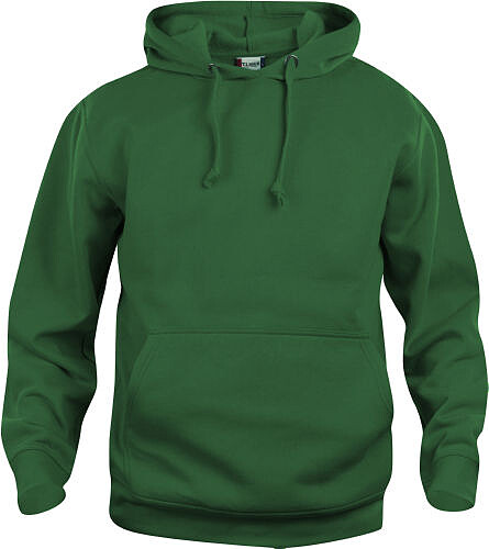 Kapuzen-Sweatshirt Basic Hoody, flaschengrün, Gr. 2XL 