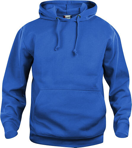 Kapuzen-Sweatshirt Basic Hoody, royalblau, Gr. L 
