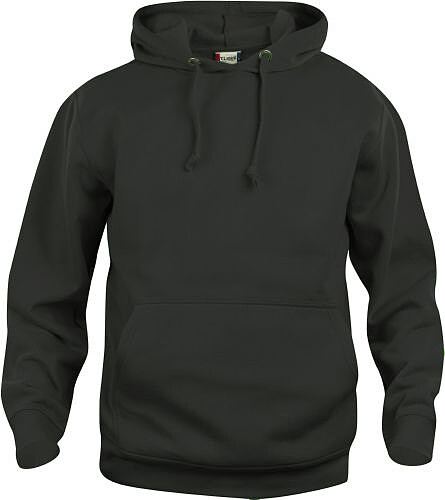 Kapuzen-Sweatshirt Basic Hoody, schwarz, Gr. 3XL 
