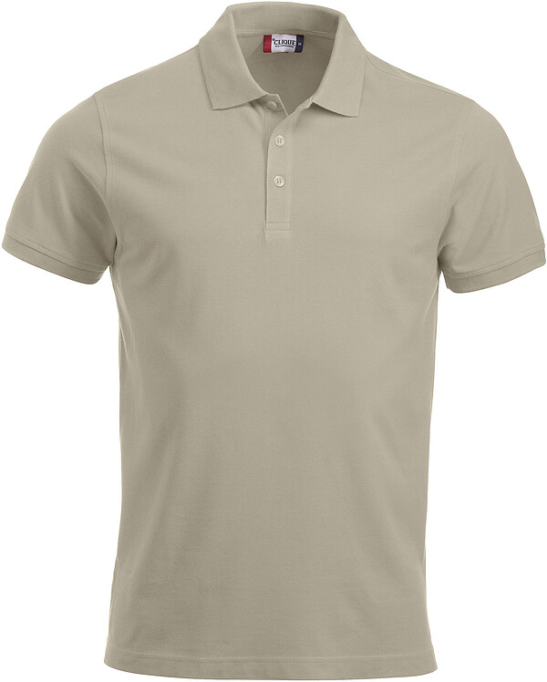 Polo-Shirt Classic Lincoln S/S, helles beige, Gr. S 