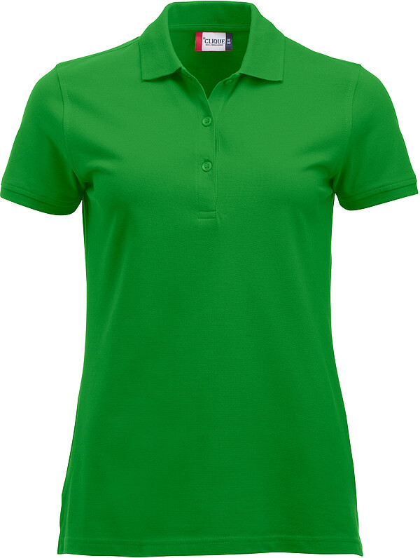 Polo-​Shirt Classic Marion S/​S, apfelgrün, Gr. M
