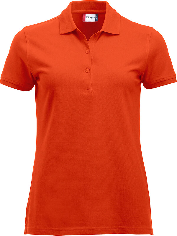 Polo-Shirt Classic Marion S/S, blutorange, Gr. L 