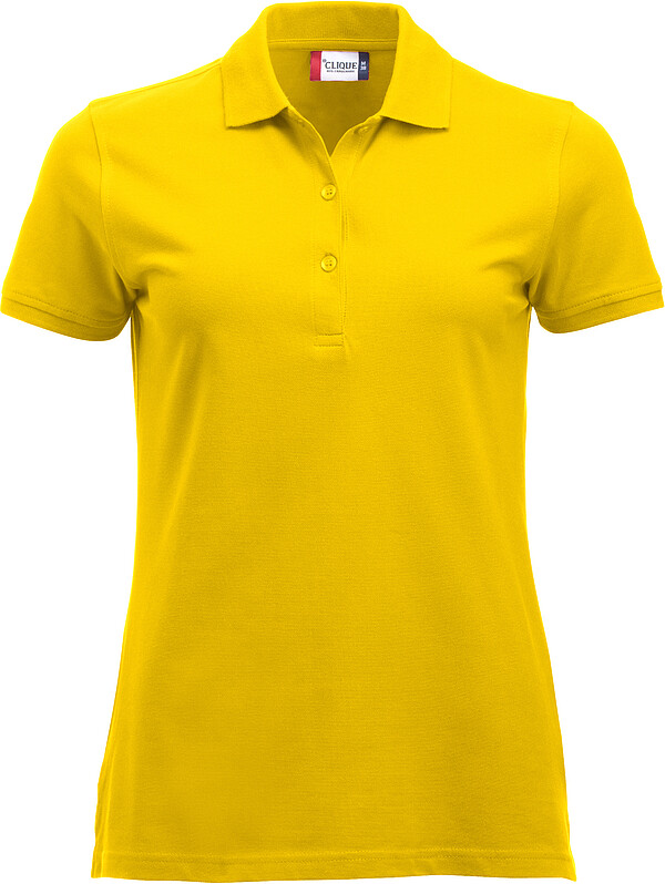 Polo-Shirt Classic Marion S/S, lemon, Gr. L 