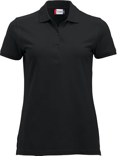 Polo-Shirt Classic Marion S/S, schwarz, Gr. L 