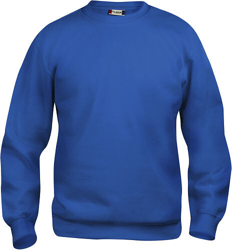 Sweatshirt Basic Roundneck, royalblau, Gr. L 