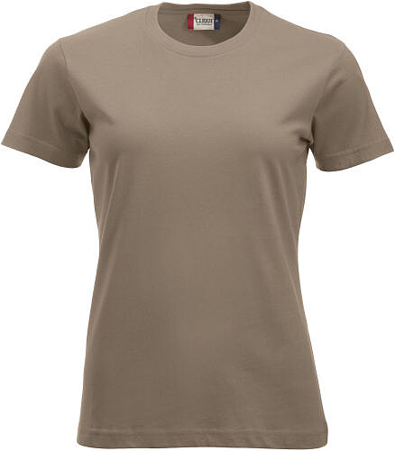 T-Shirt New Classic-T Ladies, caffe latte, Gr. XL 