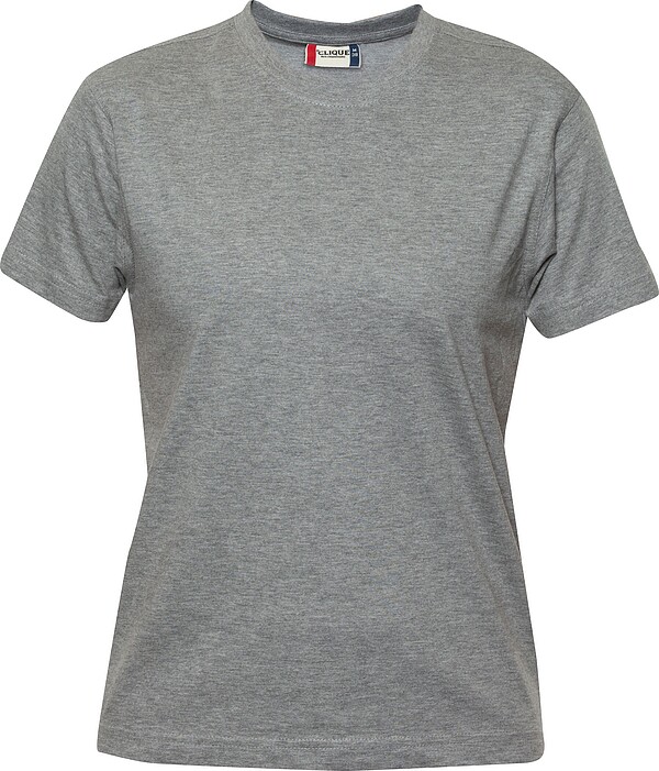 T-Shirt Premium-T Ladies, grau meliert, Gr. S 