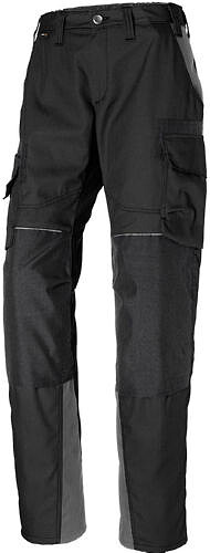 KÜBLER INNOVATIQ Damenhose 2530, schwarz/anthrazit, Gr. 34 