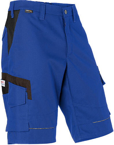 KÜBLER INNOVATIQ Shorts 2430, kornblumenblau/schwarz, Gr. 46 