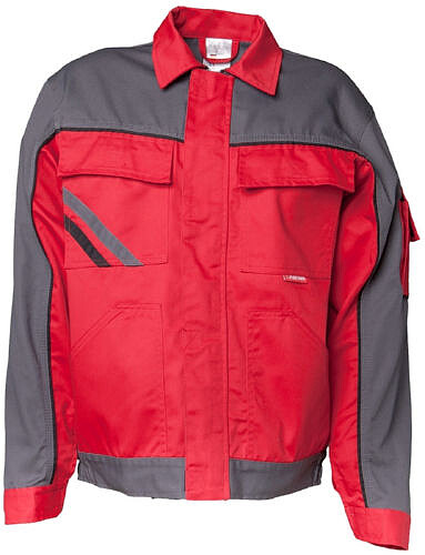 Highline Bundjacke 2316, rot/schiefer/schwarz, Gr. 68 