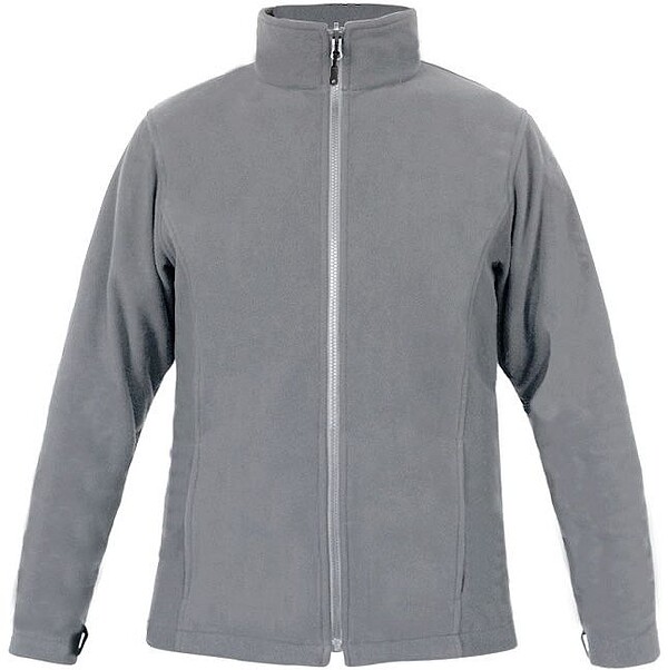 Men’s Fleece-Jacket C, steel gray, Gr. L 