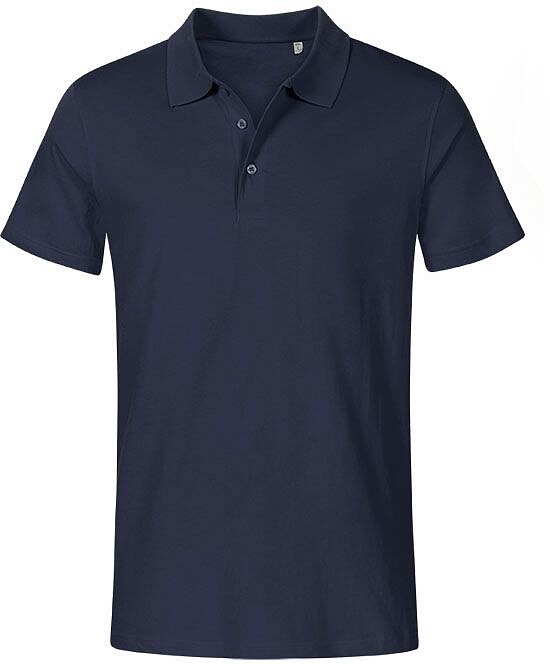 Men's Jersey Polo-Shirt, navy, Gr. L 