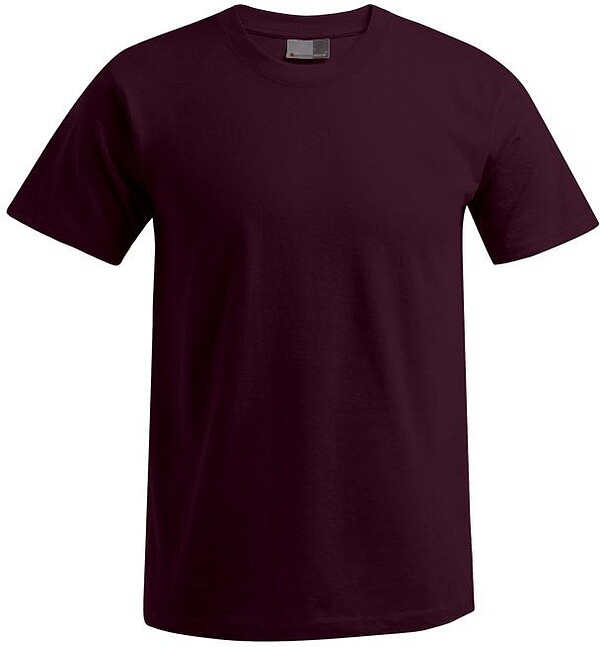 Men’s Premium-T-Shirt, burgundy, Gr. 5XL 